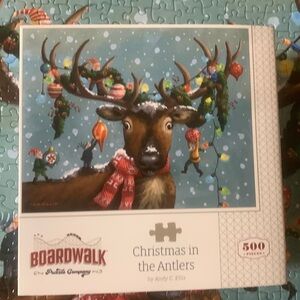 Puzzle by Boardwalk. 500 pcs. Christmas in the Antlers
